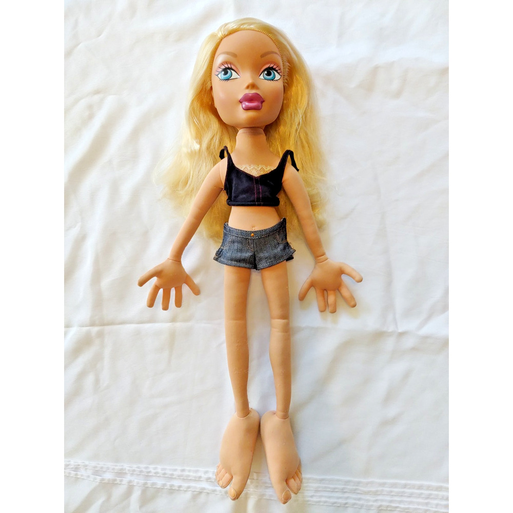 2004 Mattel My Scene Stylin' Friend Pose-able Barbie 24" Soft Body Doll Blonde